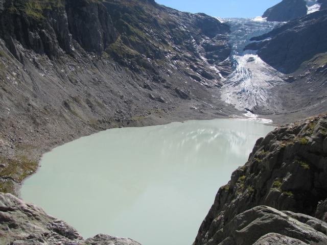 Tiefblick auf den Triftsee