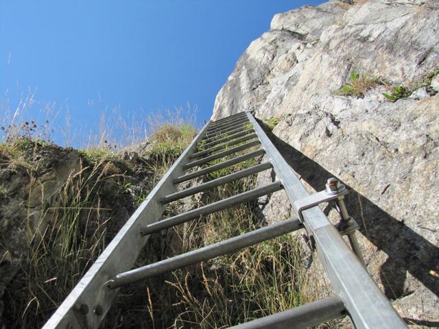 Blick von der Eisenleiter hinauf