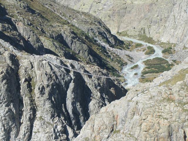 Blick zurück zur Triftbrücke