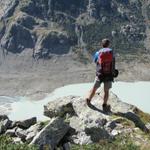 Tiefblick zum Triftsee