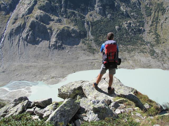Tiefblick zum Triftsee