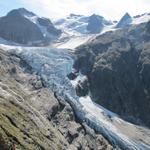 Blick zum Triftgletscher mit Triftstöckli