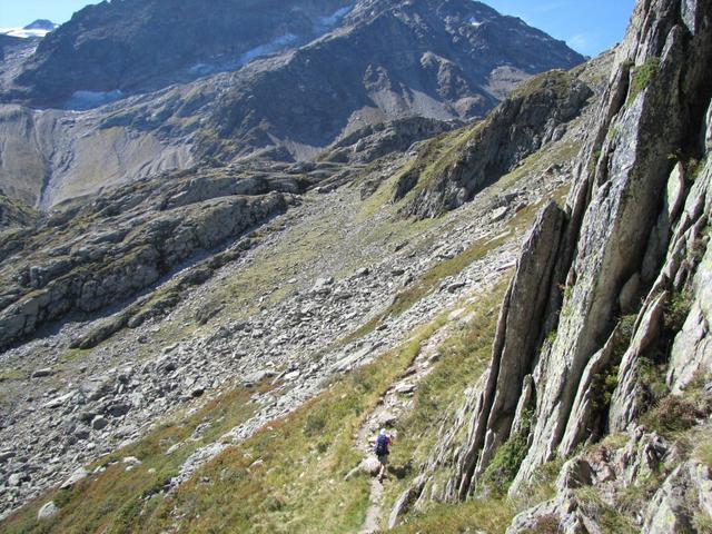 nach der engen Passage öffnet sich die Sicht ins Trifttälli