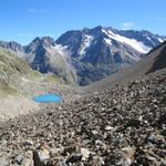 Blick zurück ins Trifttälli und den blauen Tälliseeli