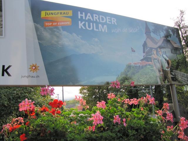 es geht auf den Harder Kulm