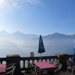 vom Bergrestaurant Harder Kulm konnten wir eine grandiose Aussicht geniessen