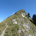 nun wird der Bergweg Alpiner, das heisst steil und teilweise ausgesetzt