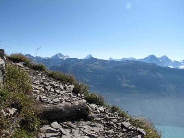 was für eine Aussicht in die Berner Alpen