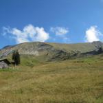 noch vor kurzem standen wir dort oben. Blick zum Augstmatthorn