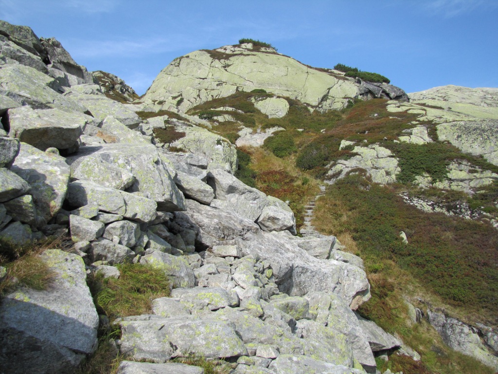 der Wanderweg wurde gut angelegt