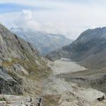 Breitbildfoto von der Bächlitalhütte aus gesehen Richtung Bächlisboden