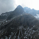 Breitbildfoto von der Bächlitalhütte aus gesehen Richtung Brünbergkette