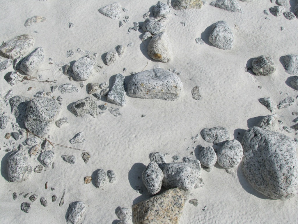 das ist kein Foto vom Mond. So sieht es auf der Schwemmebene vom Bächlisboden aus