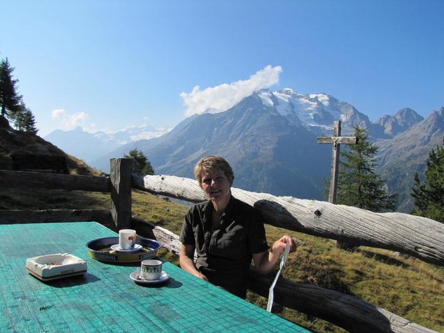 hier machten wir eine Kaffeepause