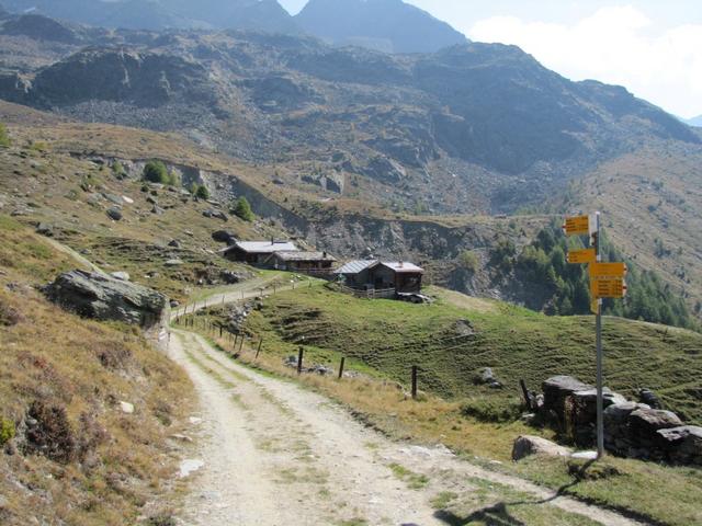 wir haben die Alpsiedlung Hoferälpji auf 2260 m.ü.M. erreicht