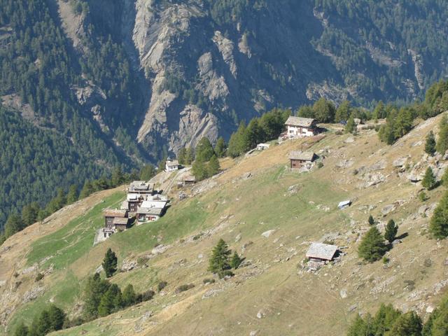 Blick hinunter nach Heimischgartu