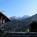 Blick Richtung Inner Rothorn, Fletschhorn und Lagginhorn