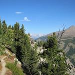 bei der Stafelalpji taucht ein anderer mächtiger Berg unvermittelt auf...