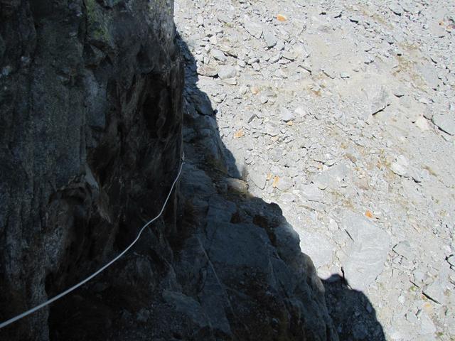 bei Punkt 2329 m.ü.M. angelangt. Wir müssen nun das Schochne Geröllfeld durchschreiten