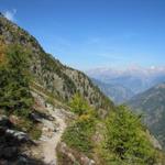 was für eine Aussicht zum Bietschhorn, einer der schönsten Berge vom Wallis