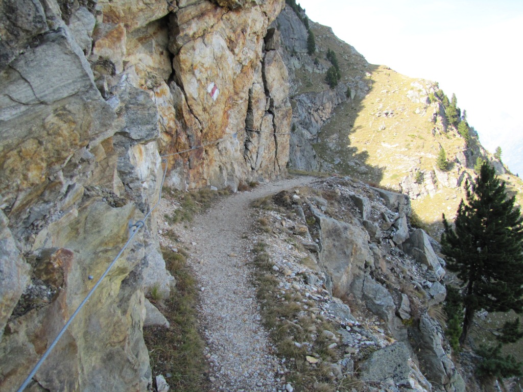 1954 wurde der Bergweg "für schwindelfreie begehbar". 1956 war die offizielle Einweihung