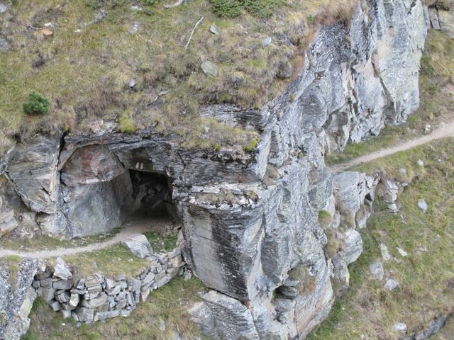 der Tunnel herangezoomt