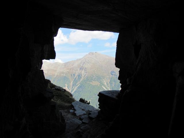 sogar im Tunnel kann man eine sehr schöne Aussicht geniessen