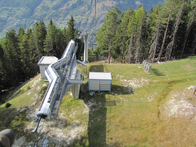 darum ging es mit der Sesselbahn runter nach Bärgji