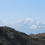 Blick Richtung Süden der Matterhorn und der Weisshorn