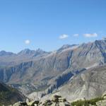 Blick Richtung Belalp links, Sparrhorn rechts