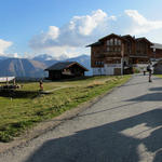 Breitbildfoto bei der Zwischenstation auf der Fiescheralp