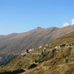 Blick zurück nach Belalp und zum Foggenhorn