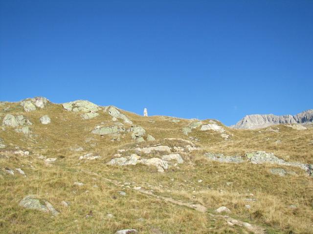 auf dem Weg zum Denkmal von John Tyndall