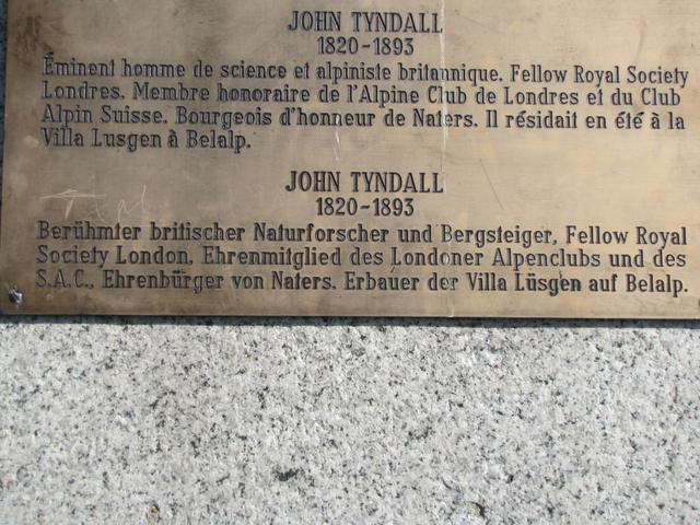 John Tyndall 1820 - 1893 Britischer Naturforscher und Bergsteiger