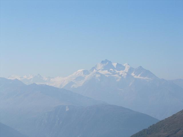 Blick zur Mischabelgruppe mit Balfrin