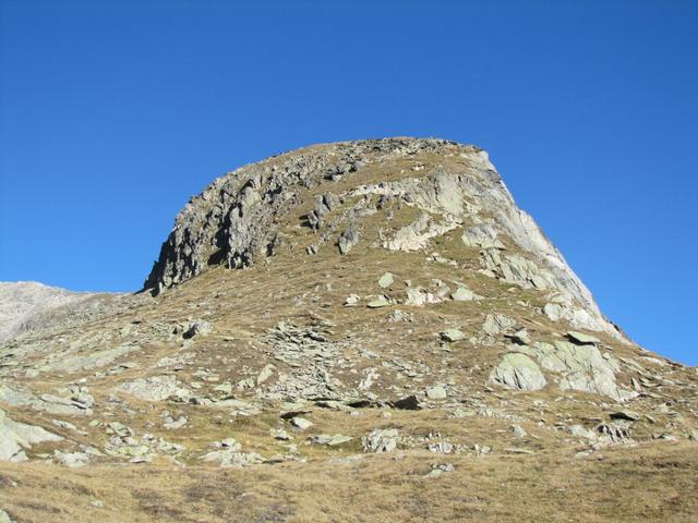 bei Punkt 2730 m.ü.M. beginnt der eigentliche Aufstieg zum Sparrhorn