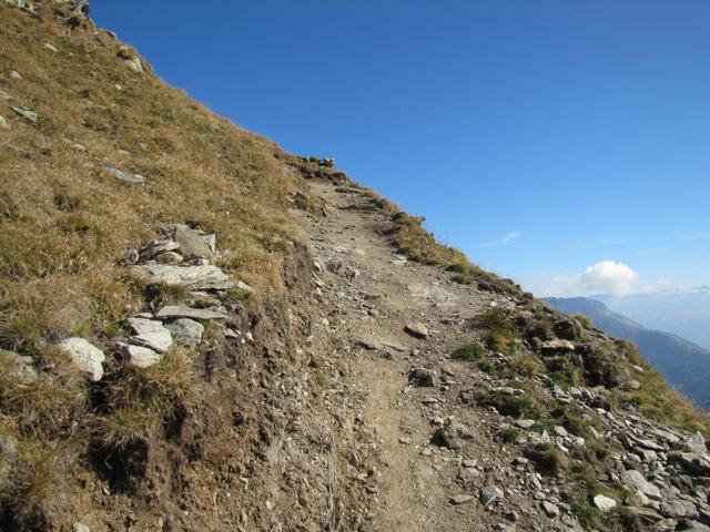 der Weg ist überall gut ersichtlich