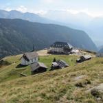 wir haben das Hotel Belalp 2130 m.ü.M. erreicht