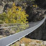 wir haben die Hängebrücke über die Massaschlucht auf 1599 m.ü.M. erreicht