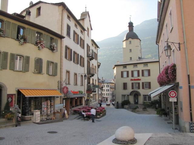 in der Altstadt von Brig