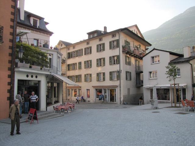 die Altstadt von Brig