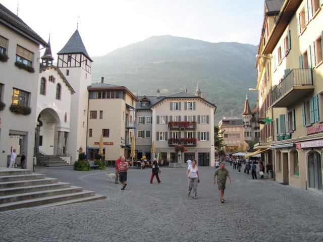 die Altstadt von Brig