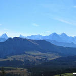 schönes Breitbildfoto der Drei- und Viertausender vom Berner Oberland