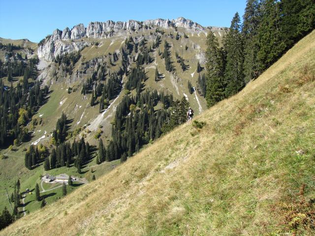 auf dem Weg zur Sichle, kurz oberhalb von Lusbüel 1521 m.ü.M.