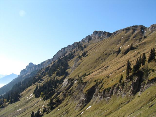 Blick Richtung Sigriswiler Rothorn und Sigriswilgrat