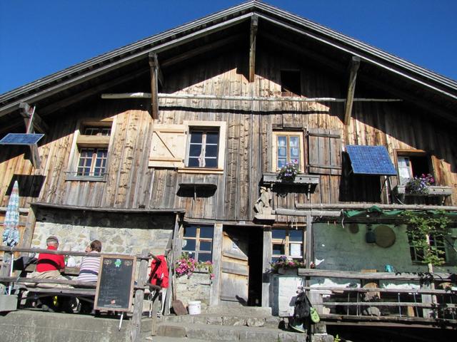 bei der Alphütte von Hinterstberg, haben wir den bekannten Justistaler Alpkäse gekauft