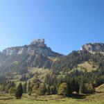 Blick hinauf zum Sigriswiler Rothorn. War das für ein Erlebnis als wir dort oben standen