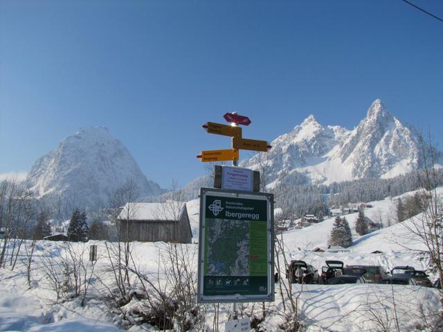 Brunni 1089 m.ü.M. am Ende des Alpthal