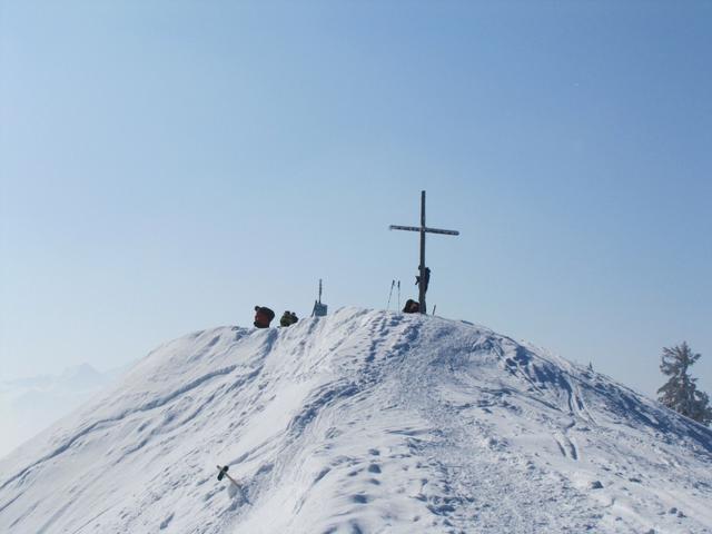 wir haben den Furggelenstock 1656 m.ü.M. erreicht