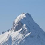 der Grosse Mythen und das Berggasthaus auf dem Gipfel. Dort oben war wir auch schon